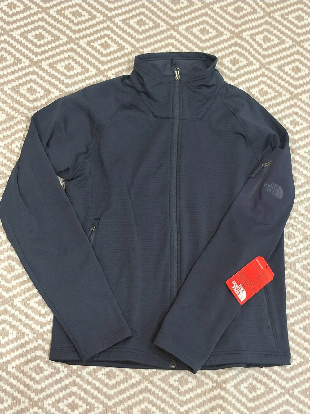 The North Face Jacket Zip Up Navy Blue Size L New